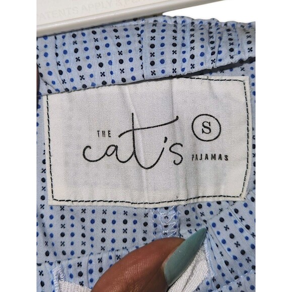 The Cats Pajamas Womens Polka Dot Cotton Pull-On Lounge Sleep Pajama Pants S - Picture 2 of 4